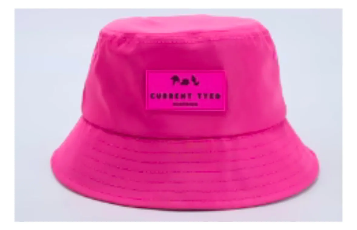Current Tyed Waterproof Bucket Hat || Hot Pink