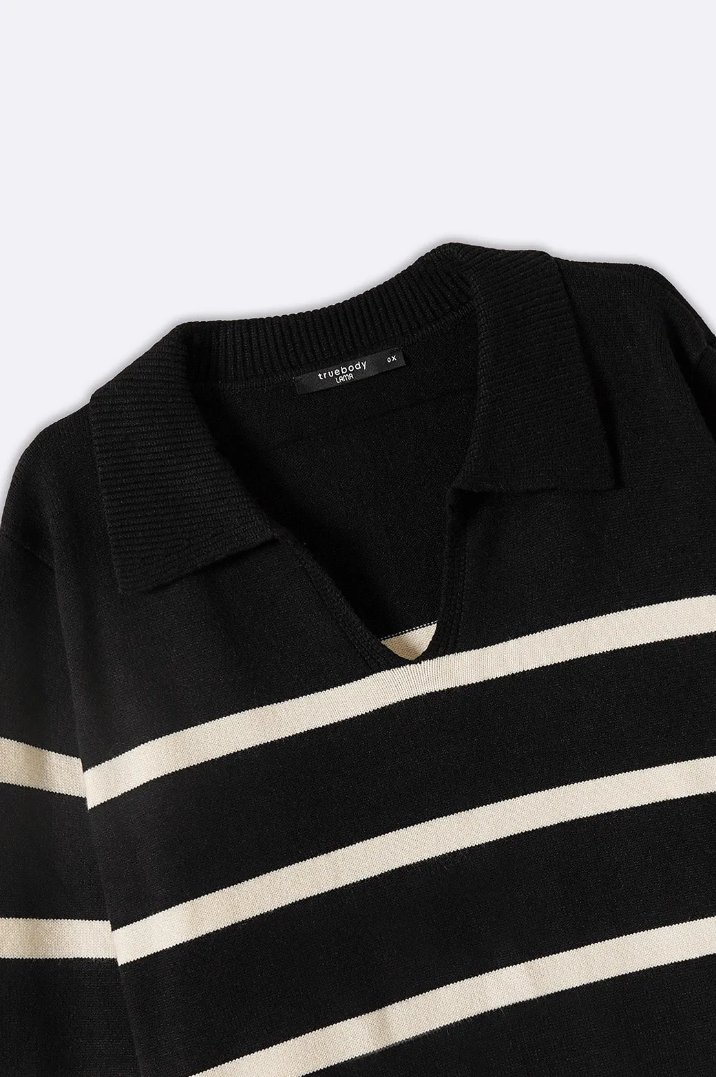 CURVE POLO STRIPED JUMPER