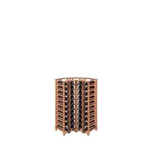 Curved Corner - 40 Bottle Base Wine Rack