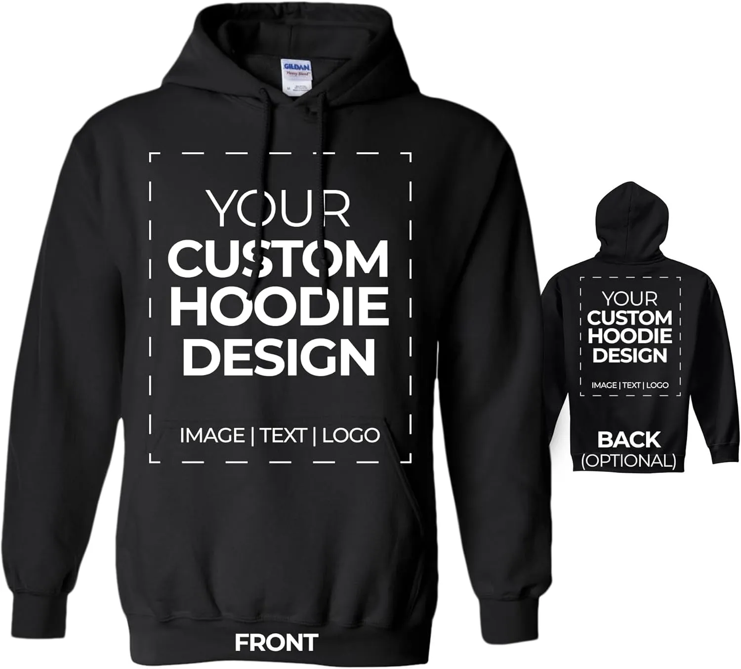 Custom Hoodie Design - Design Your Own Hooded Sweatshirt