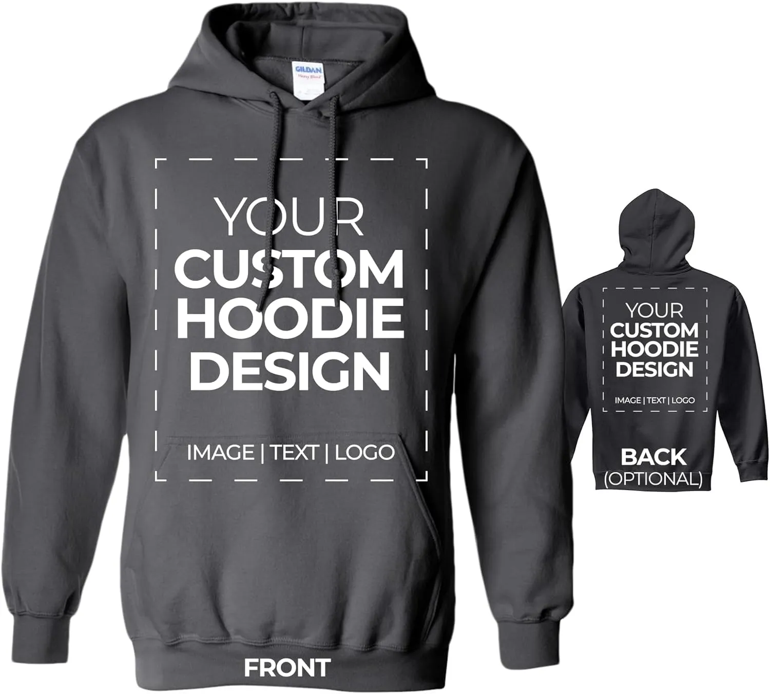 Custom Hoodie Design - Design Your Own Hooded Sweatshirt