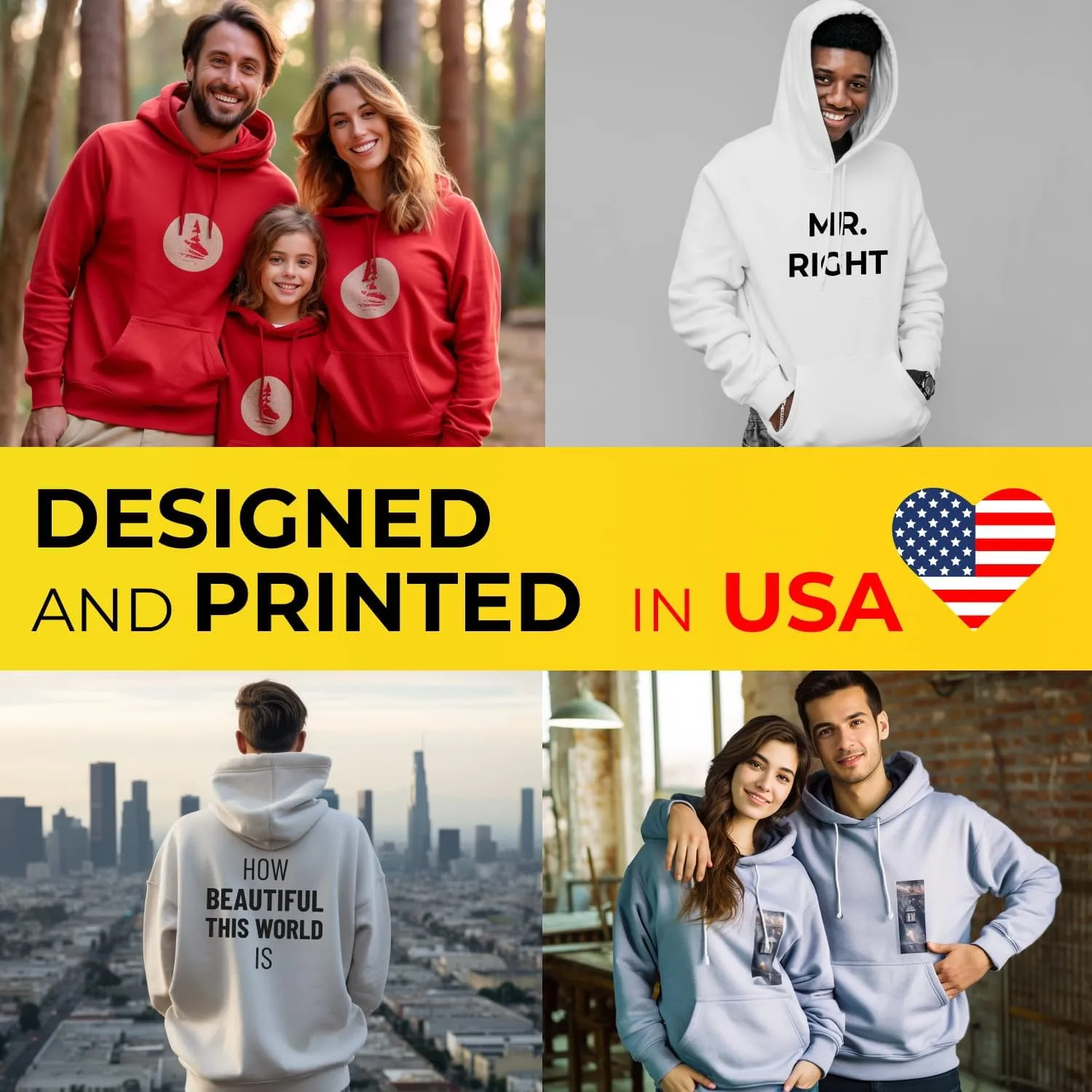 Custom Hoodie Design - Design Your Own Hooded Sweatshirt