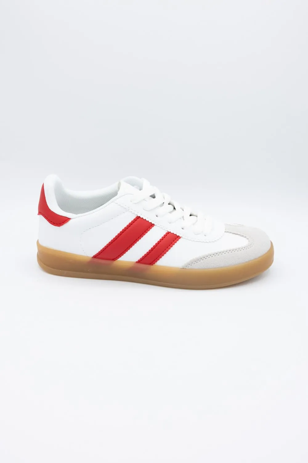 Deer Sneakers for Women in Red/White | FL-DEER-09-WHITE/RED