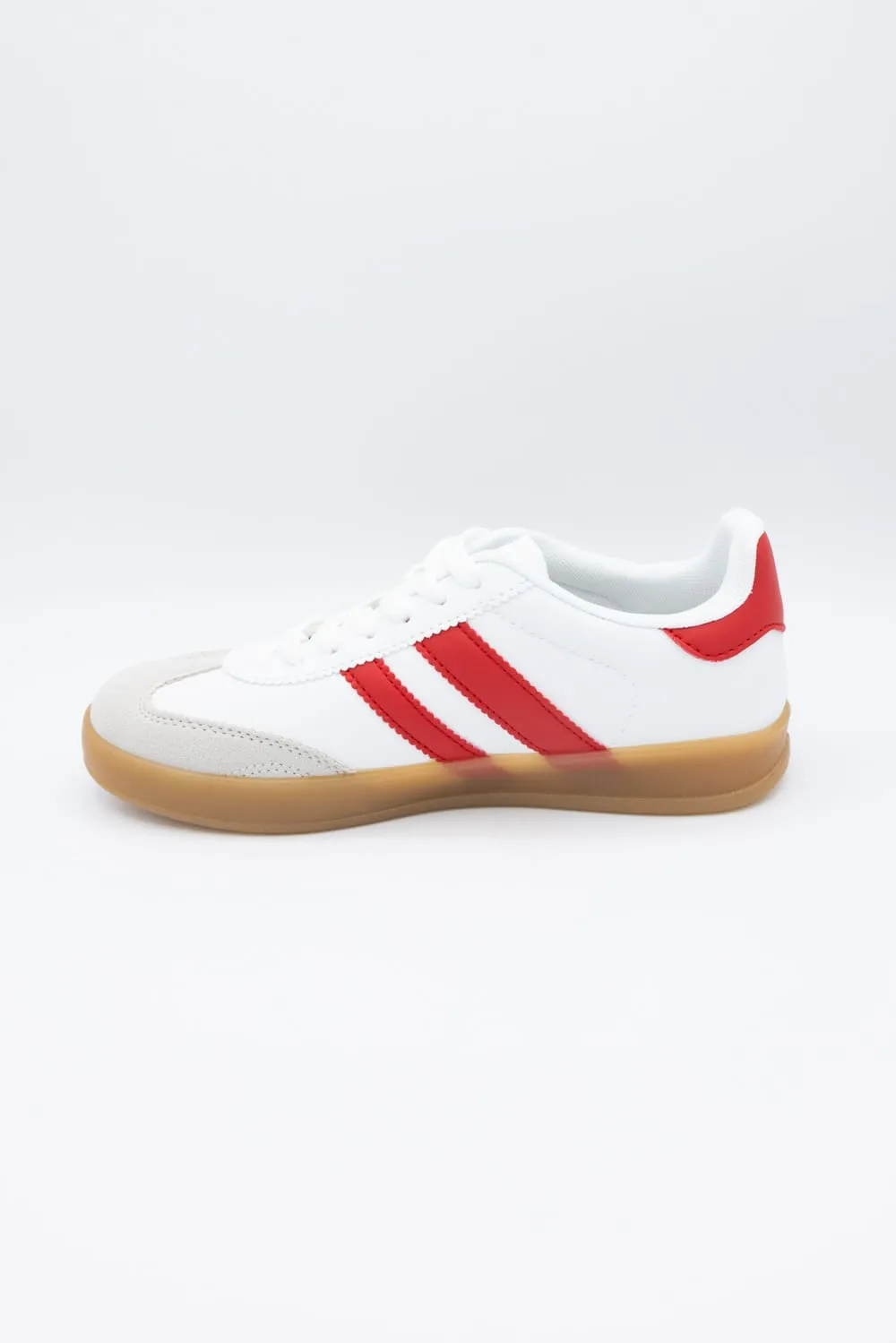 Deer Sneakers for Women in Red/White | FL-DEER-09-WHITE/RED