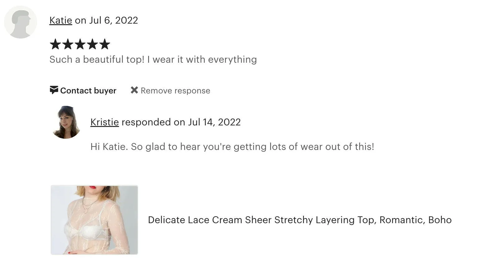 Delicate Lace Nude Sheer Layering Top