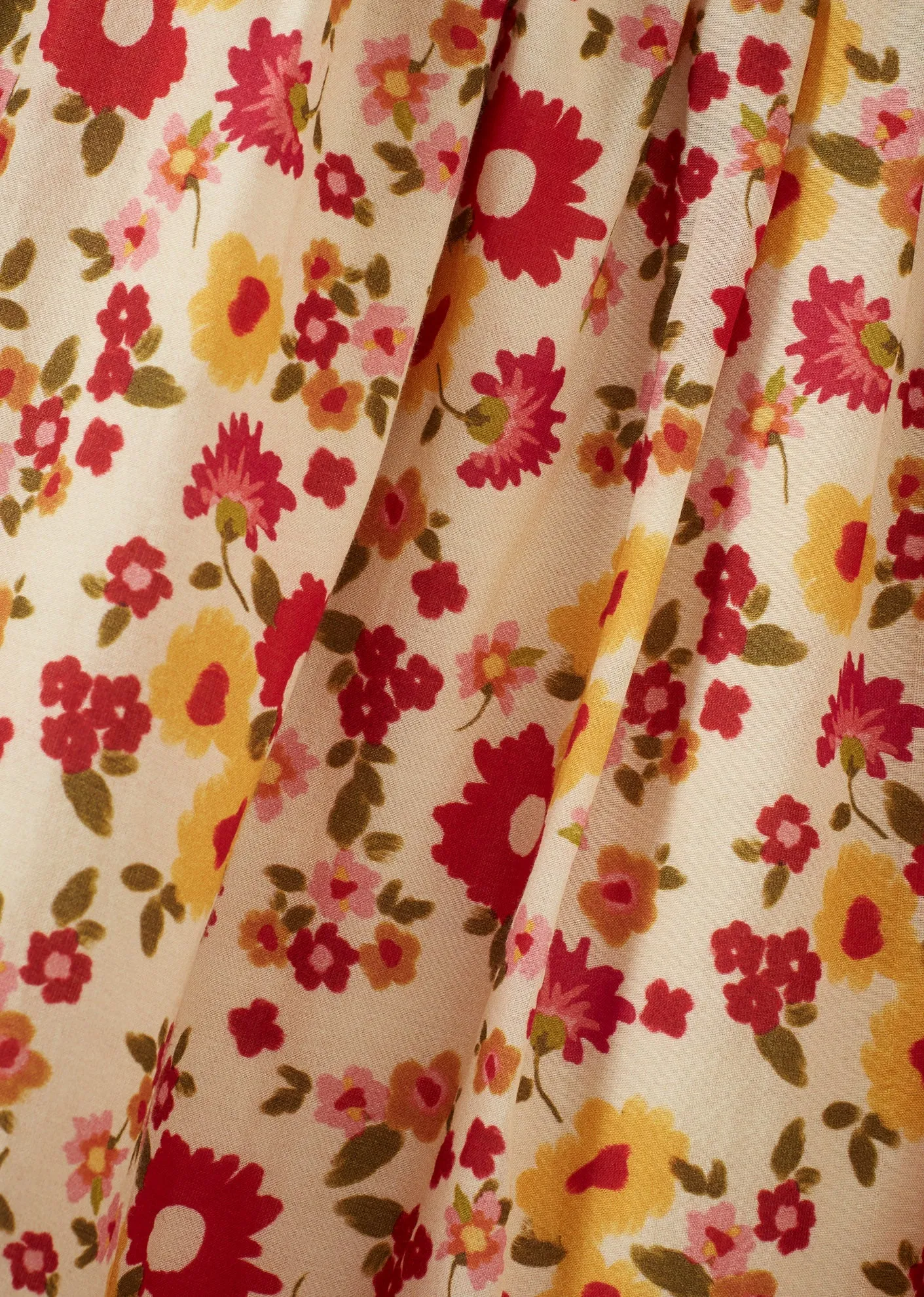 DELILAH GIRL'S COTTON DRESS - VINTAGE FLORAL