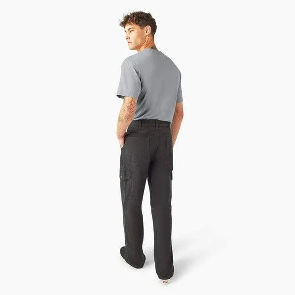 Dickies Relaxed Fit Duck Canvas Cargo Pants - Black