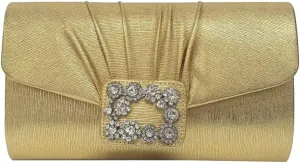 Evening Handbags Women 2025 Sparkly Pleated Clutch Purses Elegant Rhinestone Clutch Wedding Formal Cocktail Party