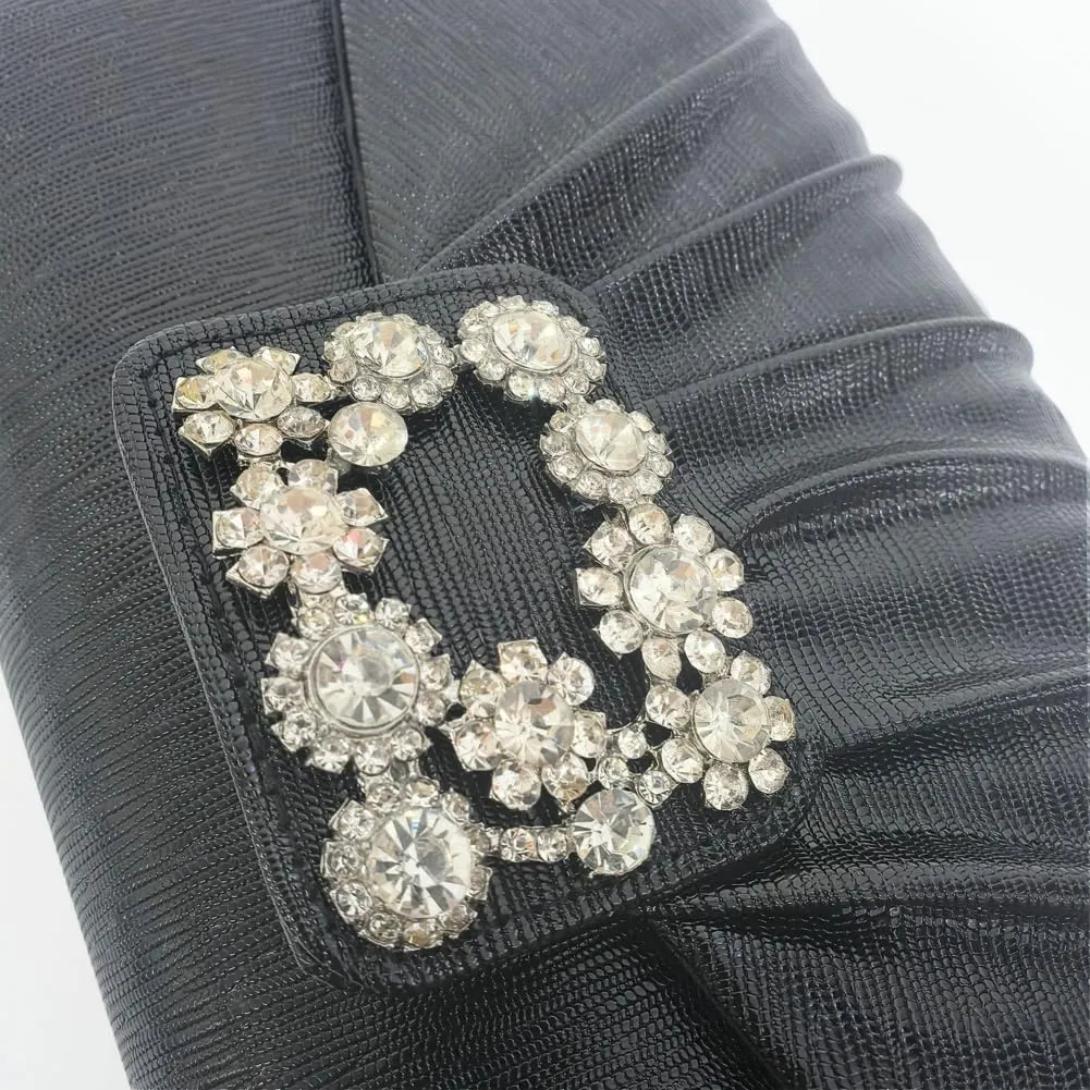 Evening Handbags Women 2025 Sparkly Pleated Clutch Purses Elegant Rhinestone Clutch Wedding Formal Cocktail Party