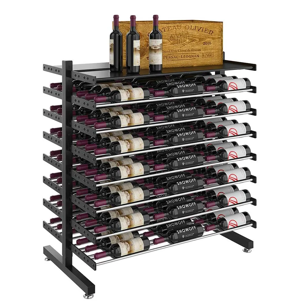 Evolution 126 Bottle Shelf Island Display Rack
