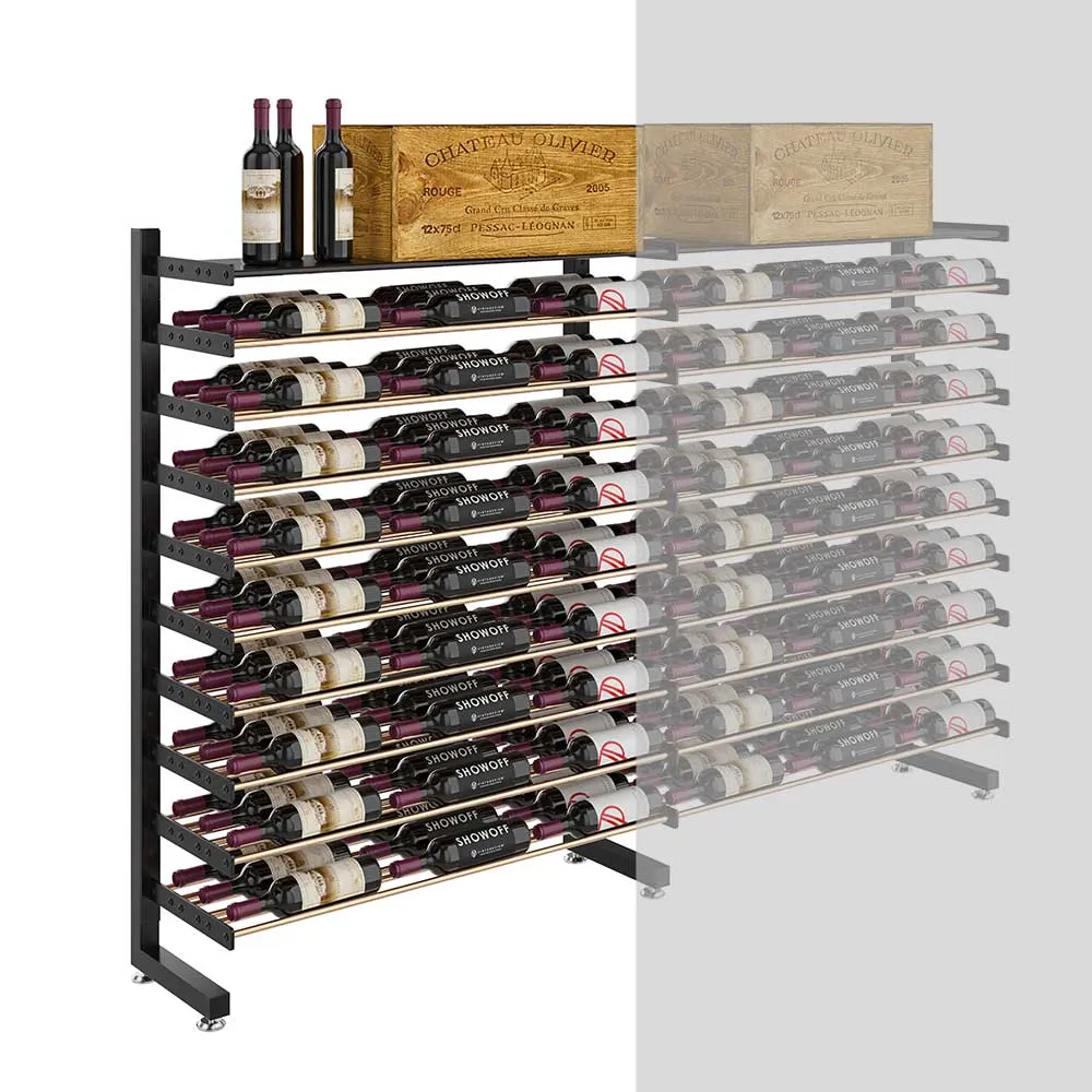 Evolution 81 Bottle Single-Sided Shelf Display Extension