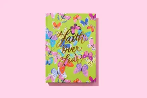 Faith Over Fear Butterfly Notebook