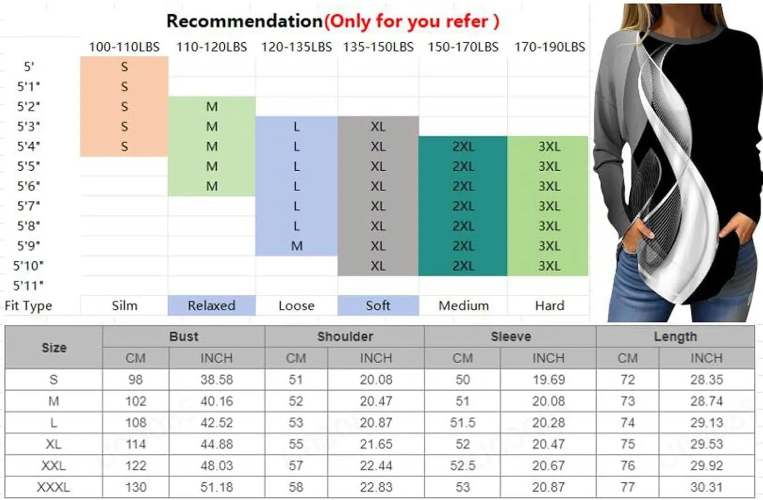 Fall Tops for Women Long Sleeve Round Neck Shirts Basic Tee Casual Top Fall Trendy Tunic Outfits Fitted T Shirts