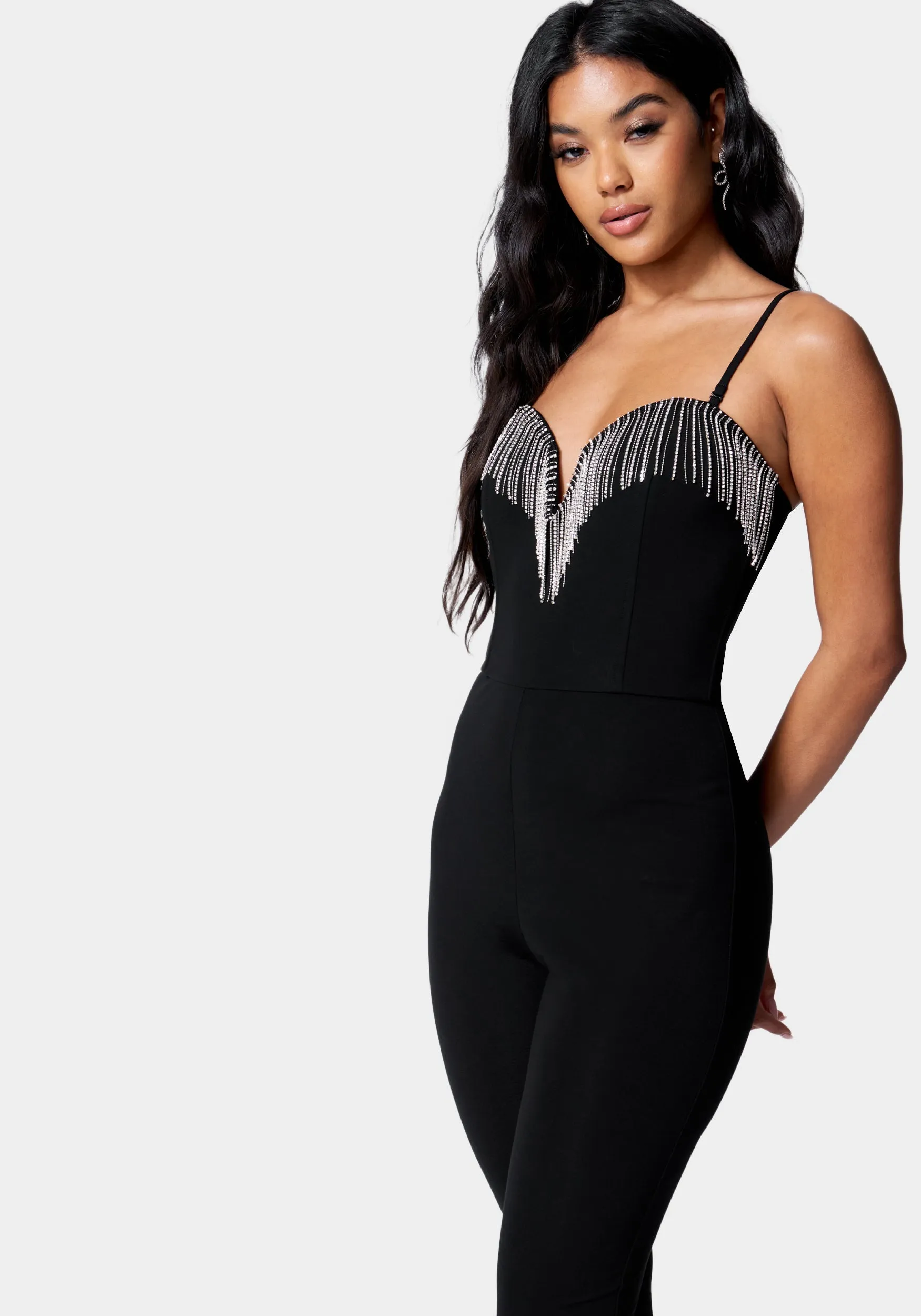 Festival Crystal Fringe Catsuit