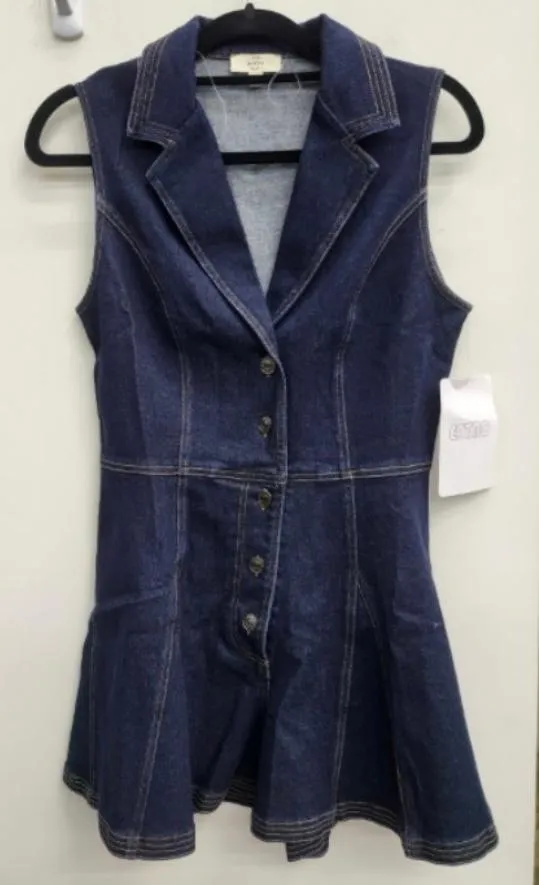 Flirty Denim Romper
