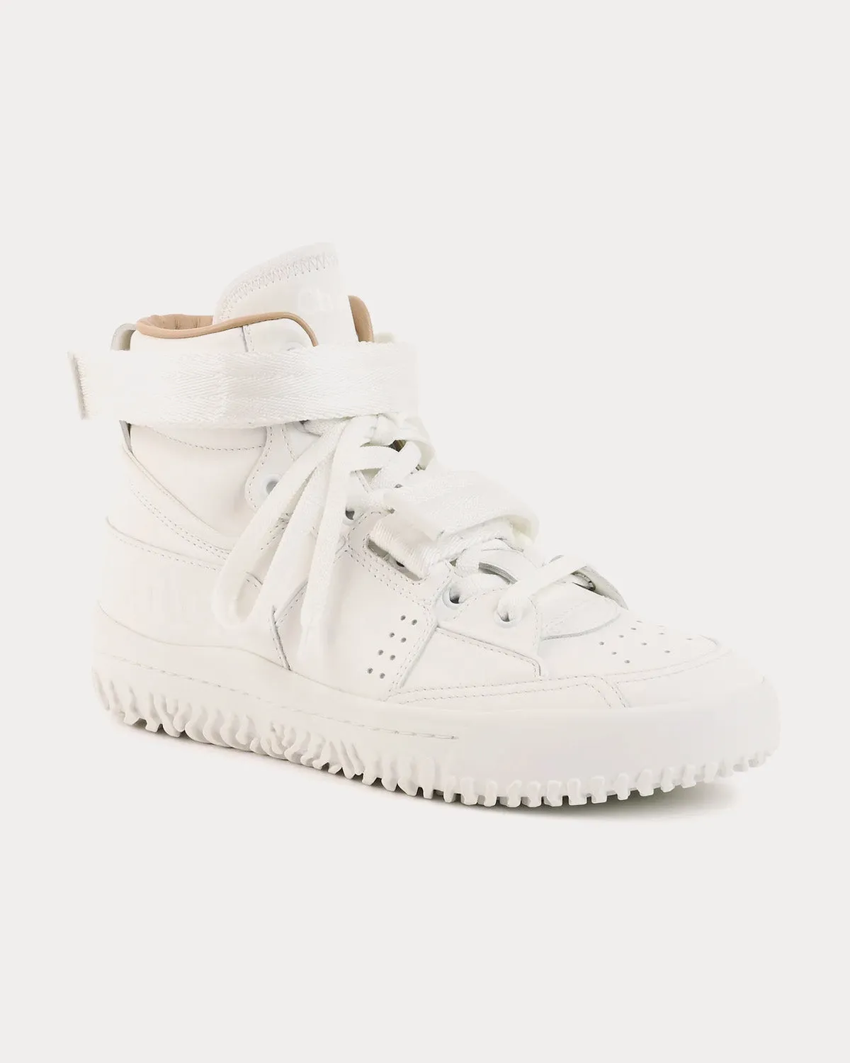 Franckie White High Top Sneakers