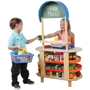 Fun-Fresh Market Stall | Child-Sized Pretend Play Furniture