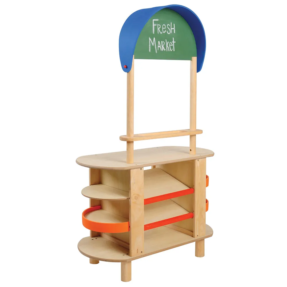 Fun-Fresh Market Stall | Child-Sized Pretend Play Furniture