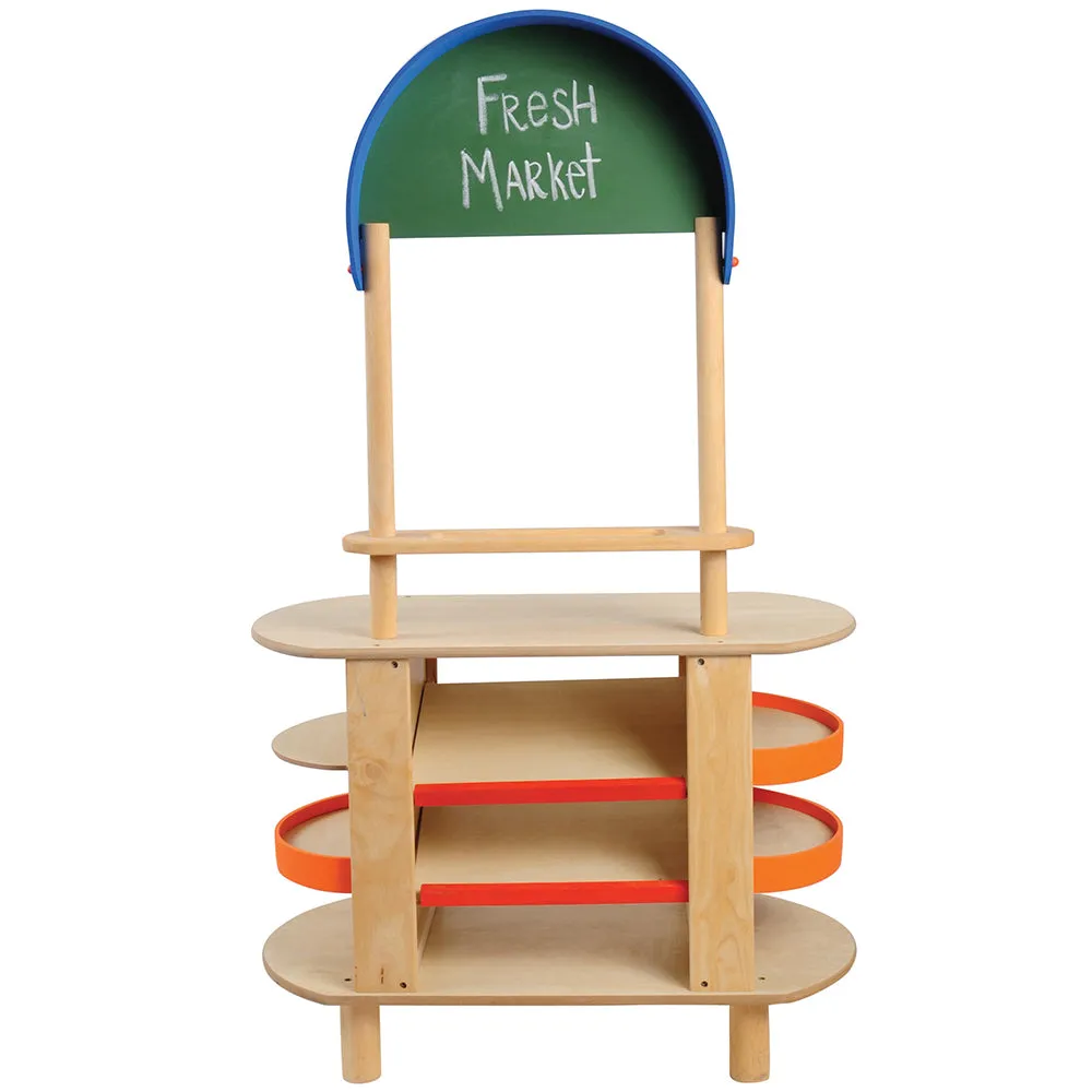 Fun-Fresh Market Stall | Child-Sized Pretend Play Furniture