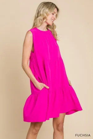 Fun Fuchsia Mini Dress