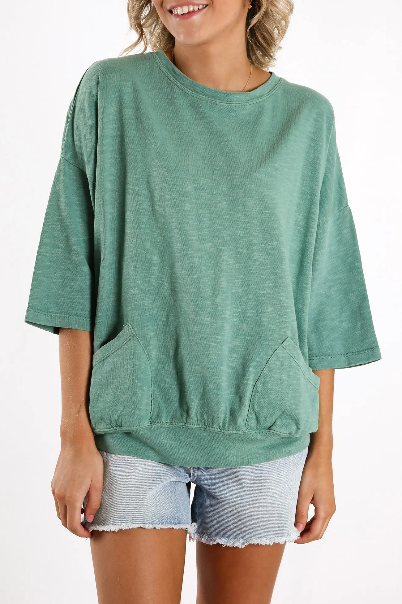 Fundamental Mazie Sweat Sage Green