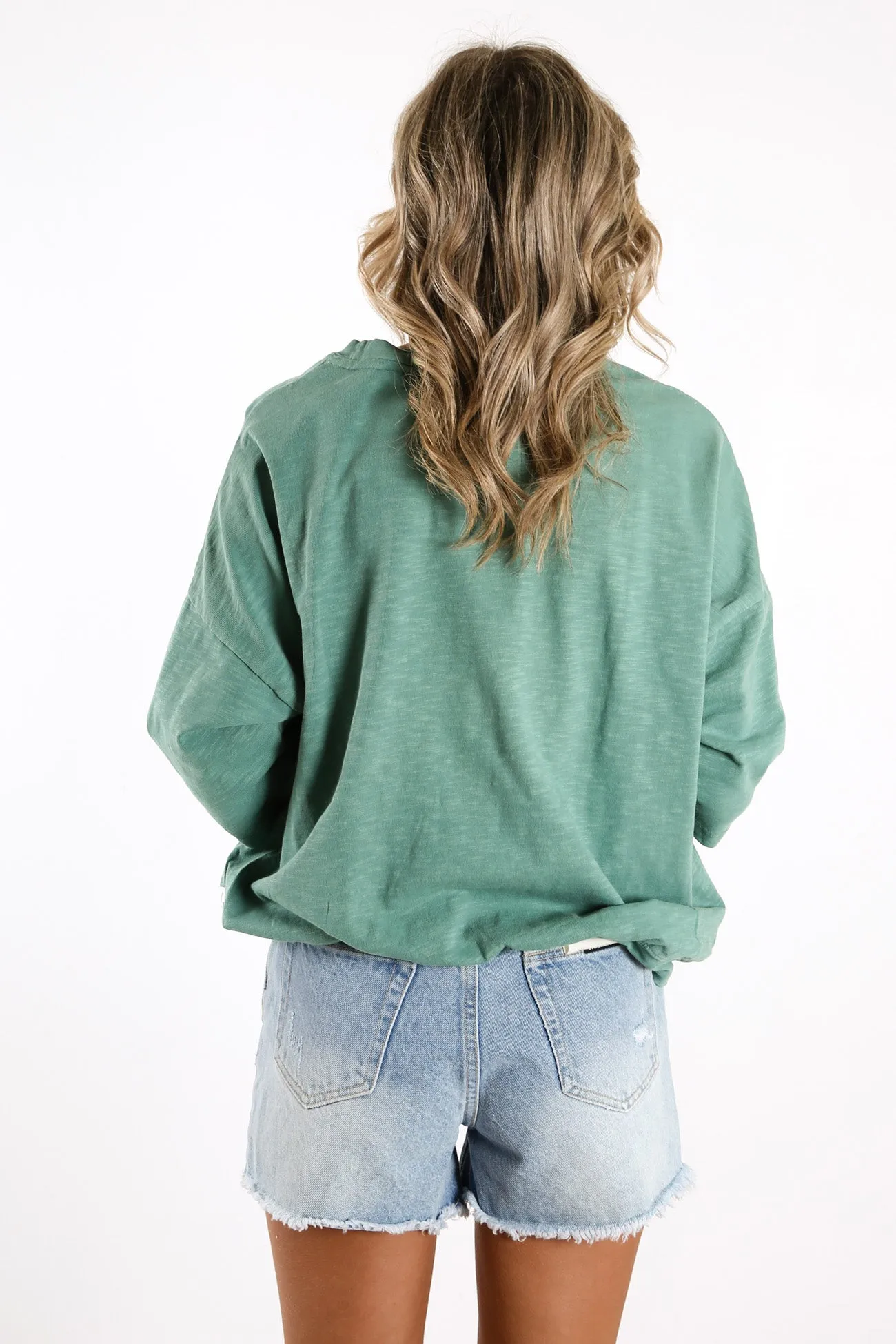 Fundamental Mazie Sweat Sage Green