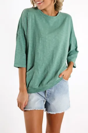 Fundamental Mazie Sweat Sage Green