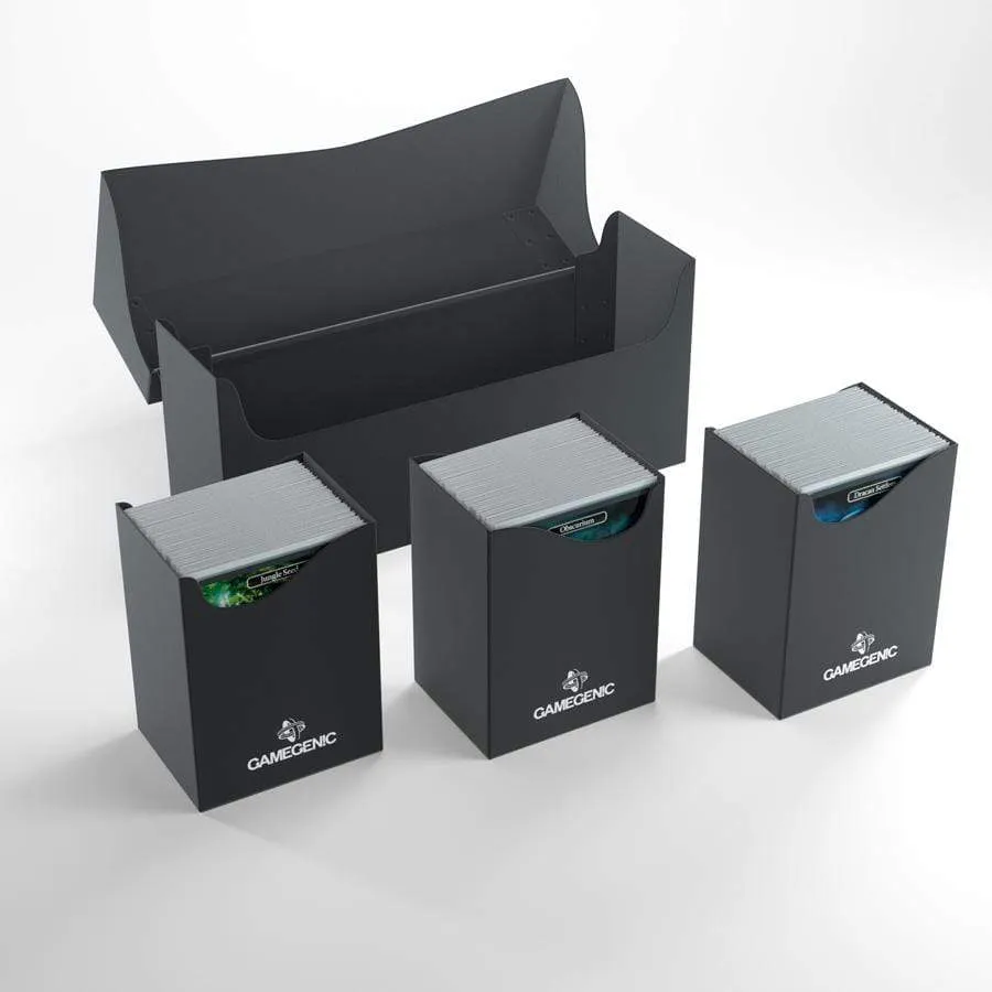 Gamegenic: Boxes - Triple Deck Holder 240  Black