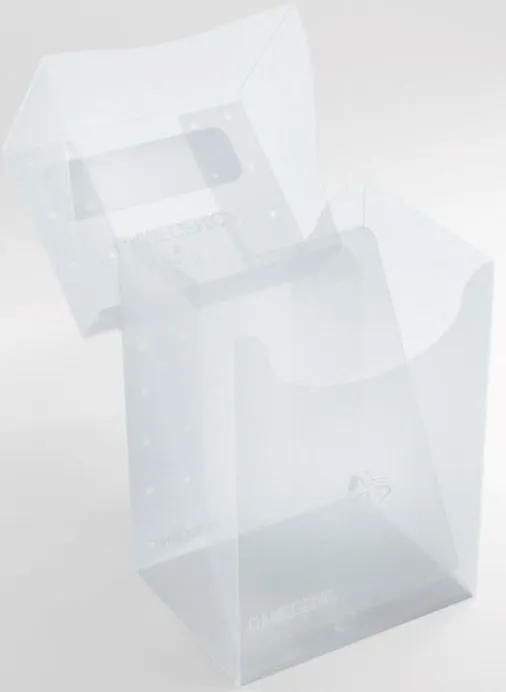 Gamegenic Deck Holder Holds 80 Sleeves Deck Box Clear