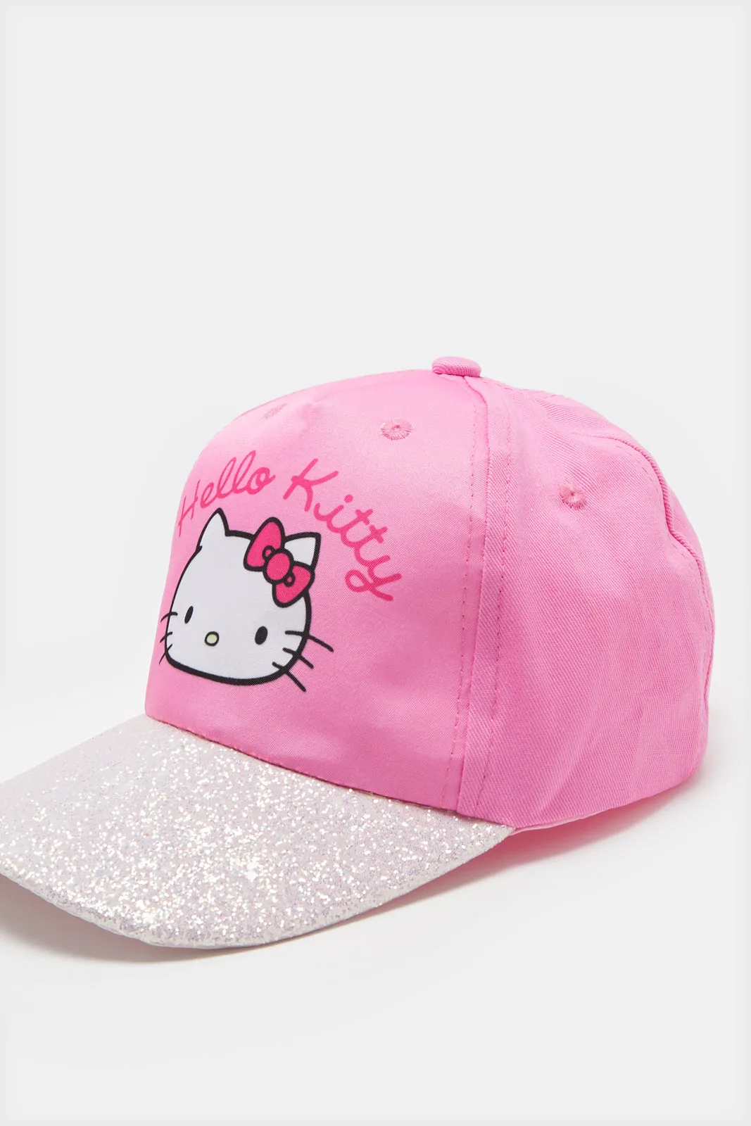 Girls Pink Hello Kitty Cap