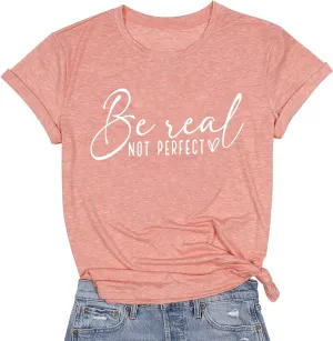 Graphic Tees for Women Be A Nice Human Letter Print Shirts Cute Love Heart Graphic Funny Summer Casual Short Sleeve Tops