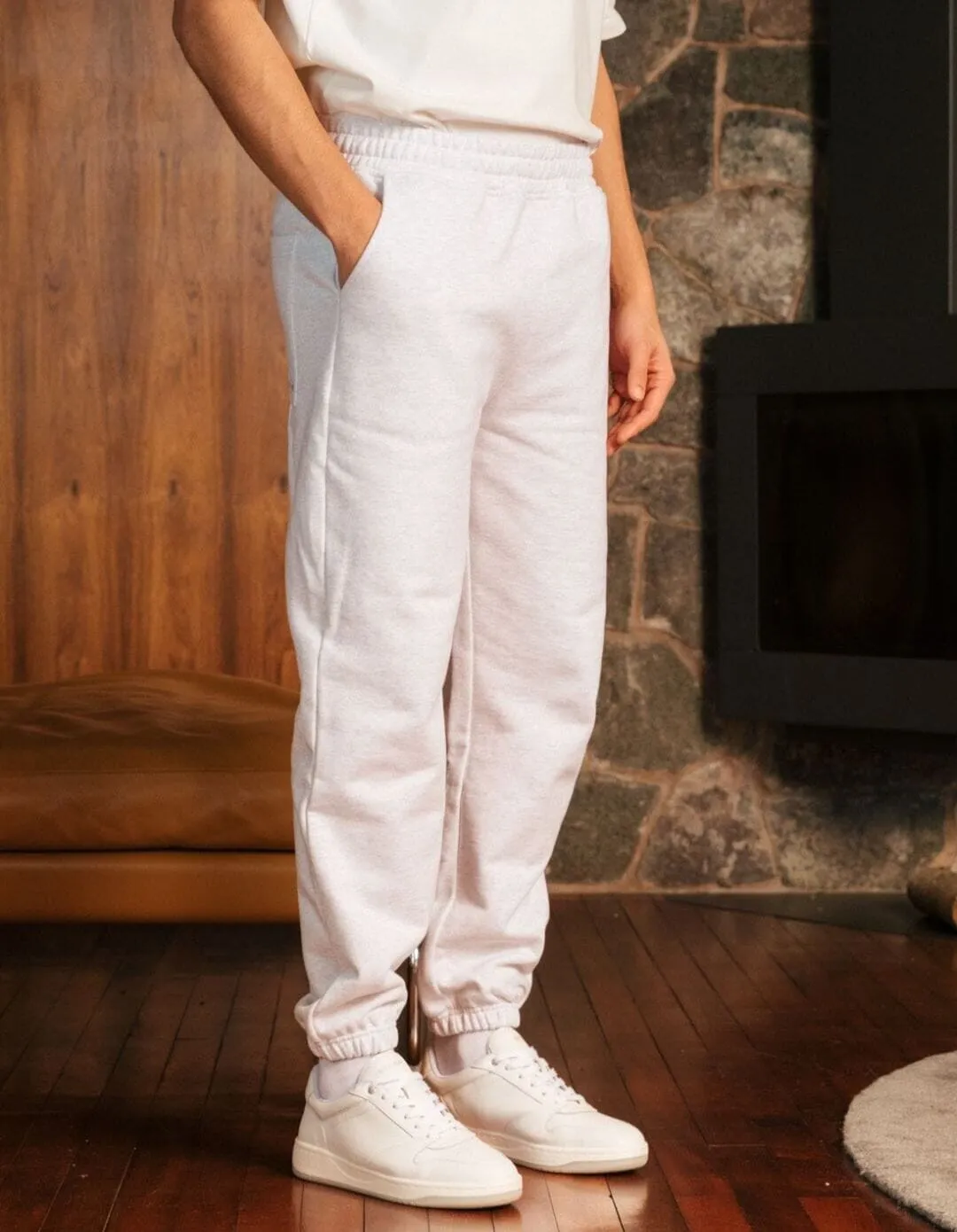 Grey Marl Essential Jogger