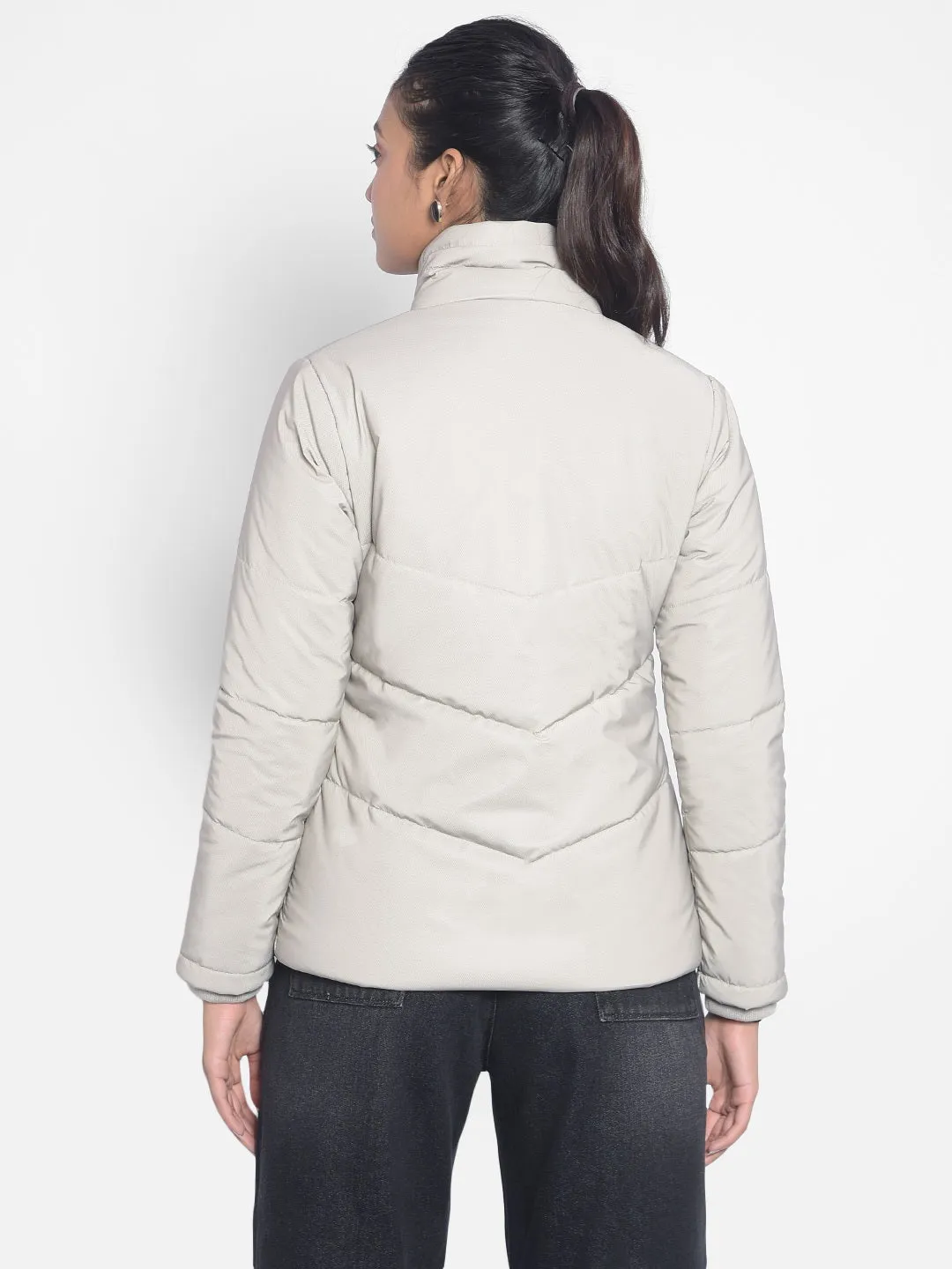 Grey Puffer Jackets