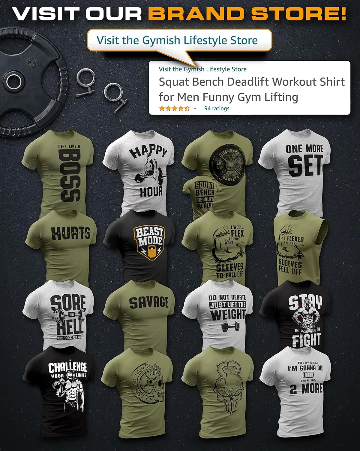 Gymish Spanish Adicto a entrenar Motivational Gift T-Shirt Workout Men's Shirt