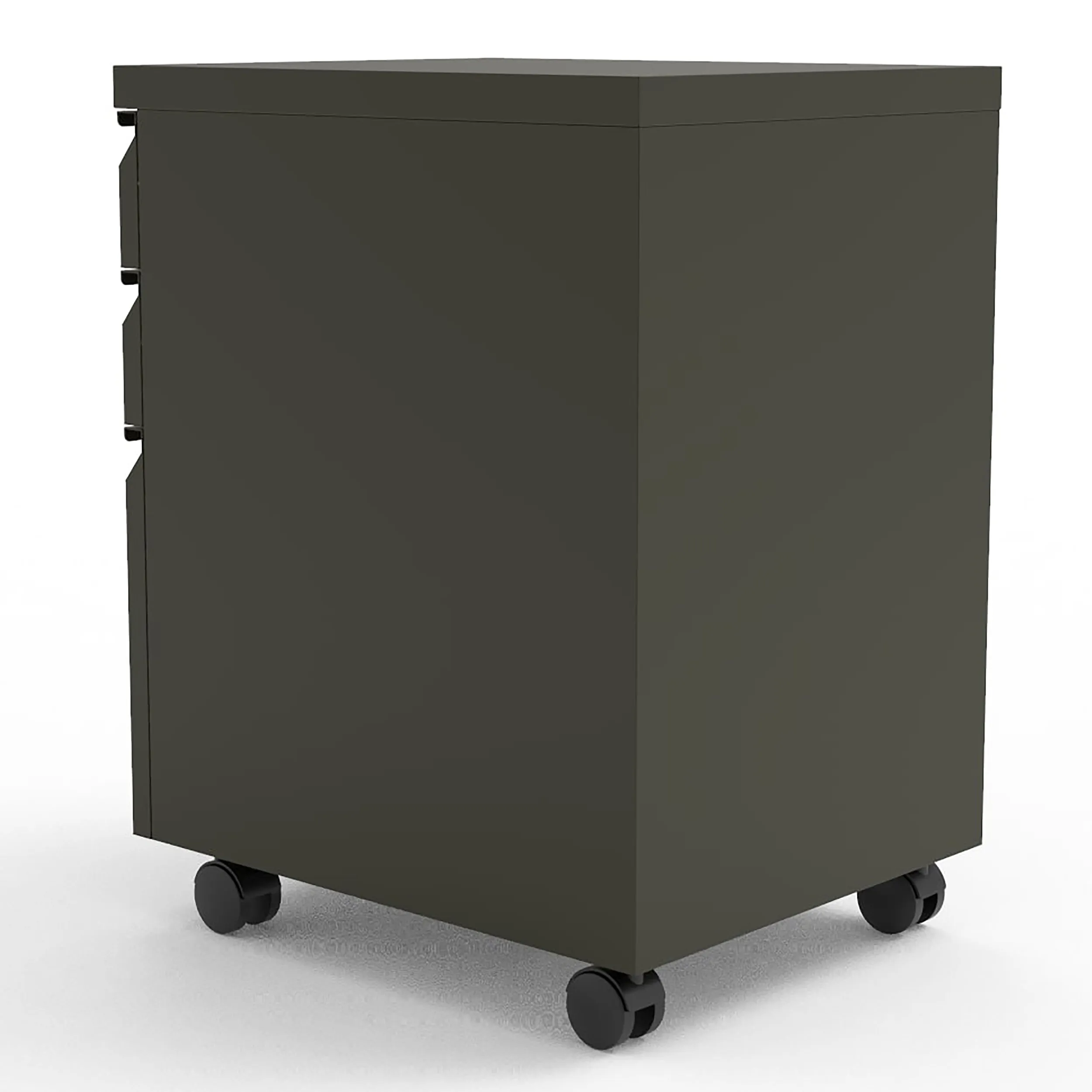 Harvey Rustic Oak Computer Desk & Gunmetal File Pedestal Office Set