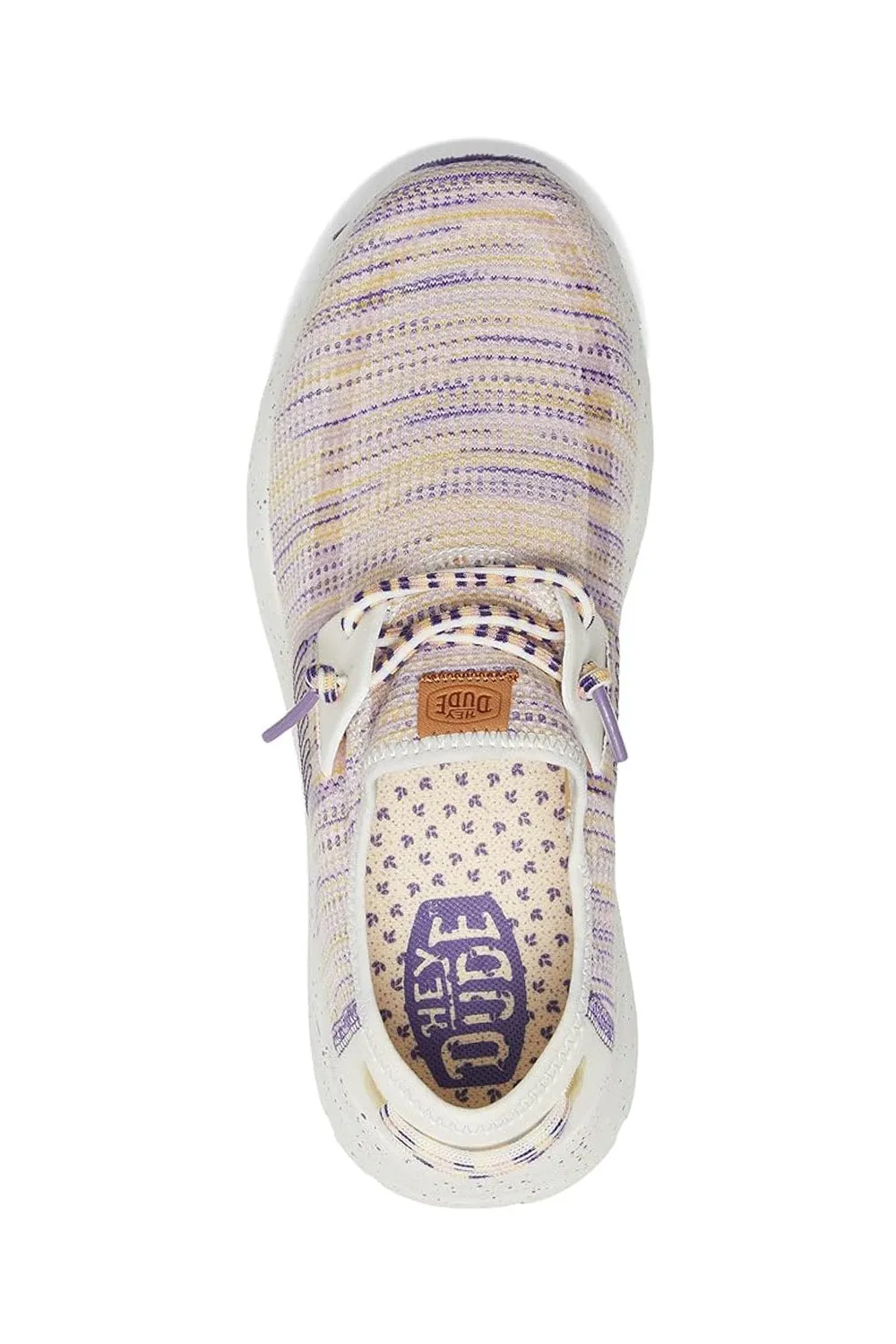 HEYDUDE Women’s Sirocco Multi Knit Shoes in Egret | 43147-0NI