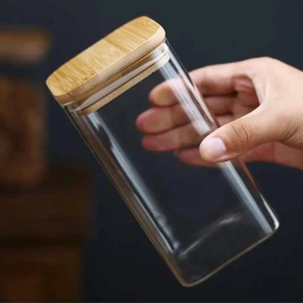 High Borosilicate Glass Sealed Can – EcoNest Kitchen Storage Jars