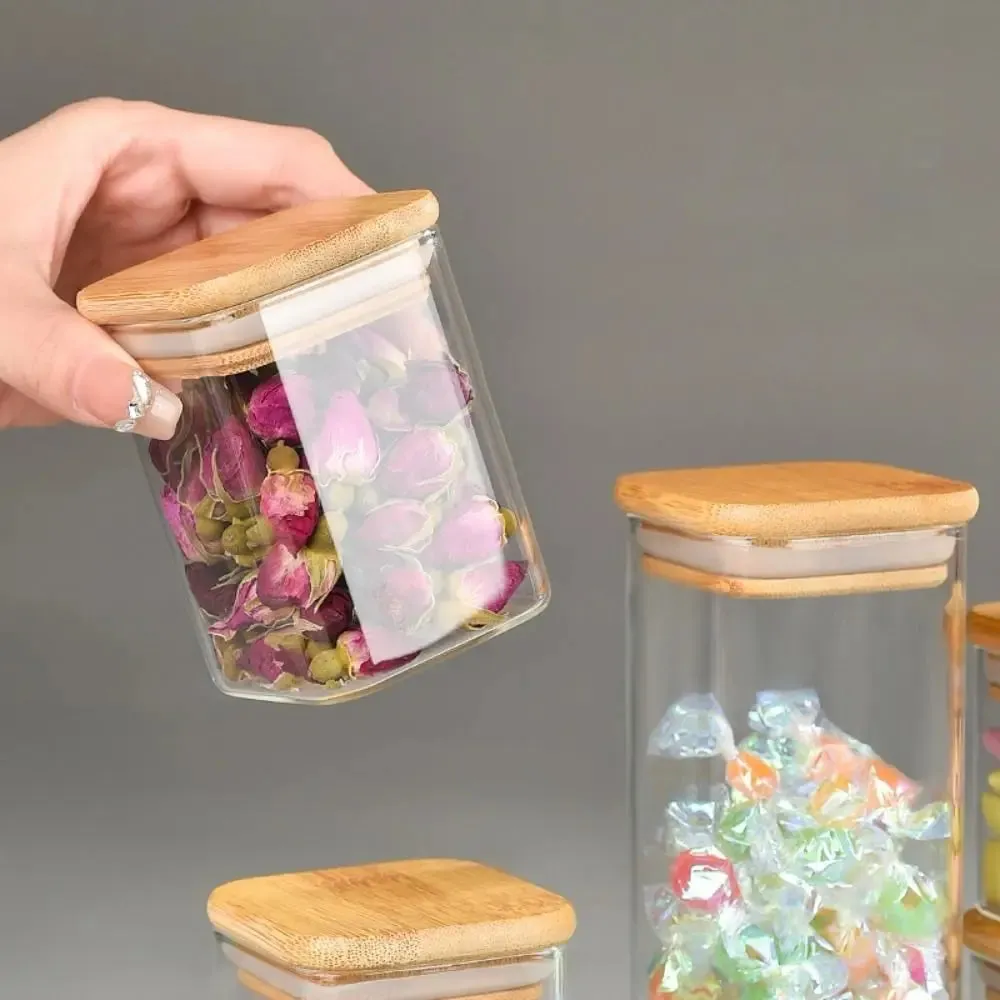 High Borosilicate Glass Sealed Can – EcoNest Kitchen Storage Jars