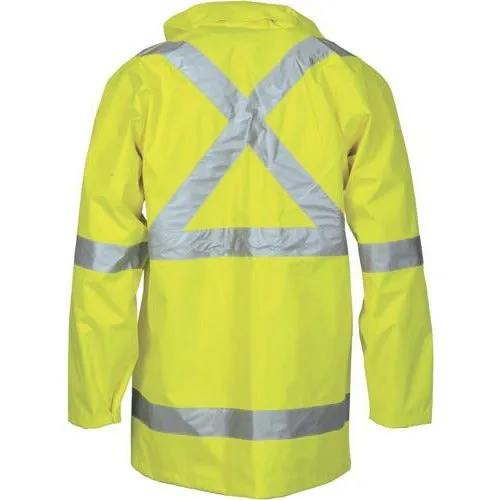 HiVis Cross Back D/N “2 in 1” Rain Jacket 3995