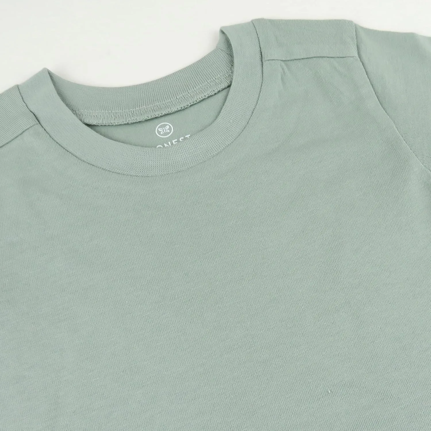 HonestBaby unisex-baby 5-pack Short Sleeve T-shirts 100% Organic Cotton