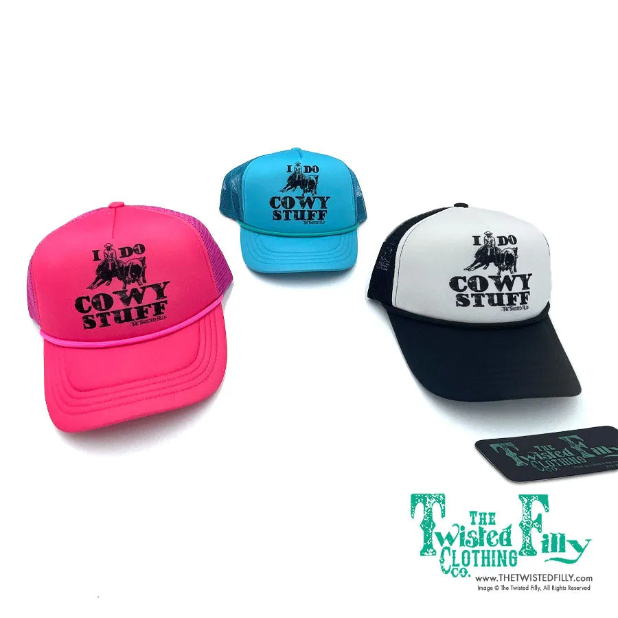 I Do Cowy Stuff - Infant/Toddler Foam Snapback Trucker Hat - Assorted Colors