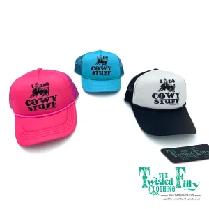 I Do Cowy Stuff - Infant/Toddler Foam Snapback Trucker Hat - Assorted Colors