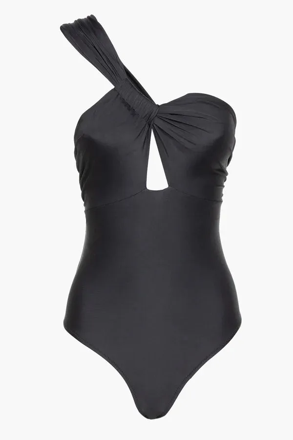 INSTANT ONE SHOULDER SWIMSUIT | BLACK