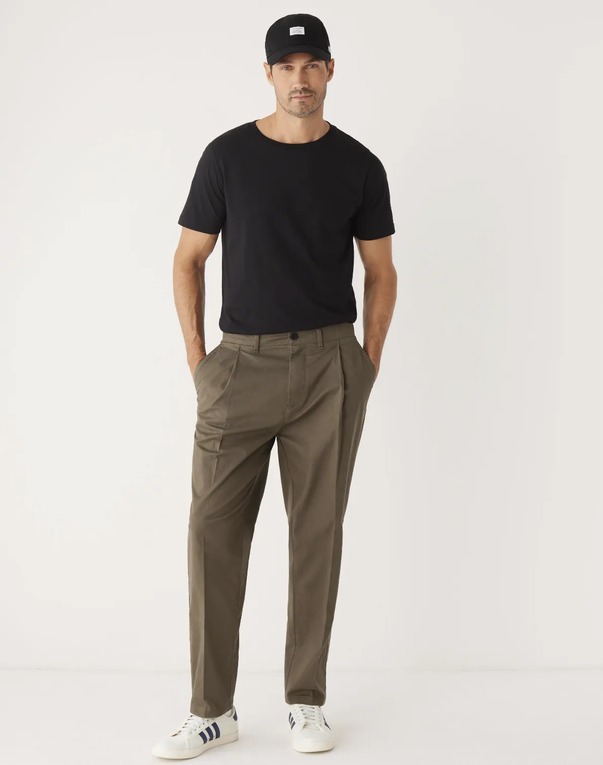 Jamie Relaxed Tapered Fit Chino Pant - Mocha