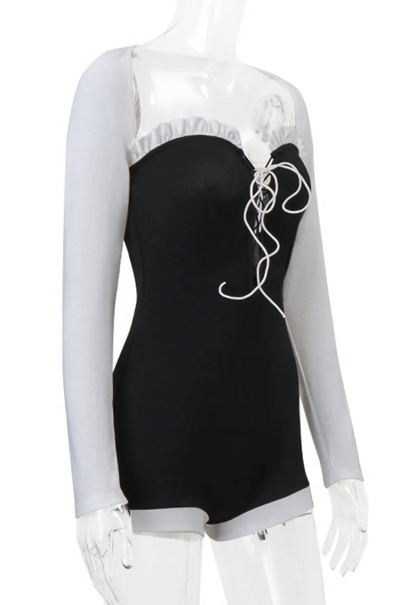 JK0704 Strapless Romper Set
