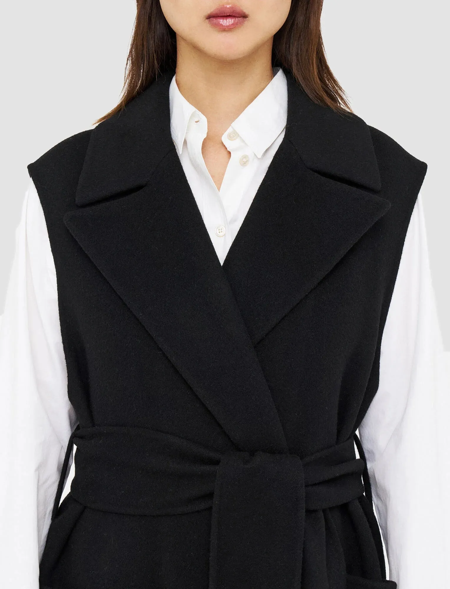 JOSEPH GARANCE JACKET DOUBLE FACE BLACK