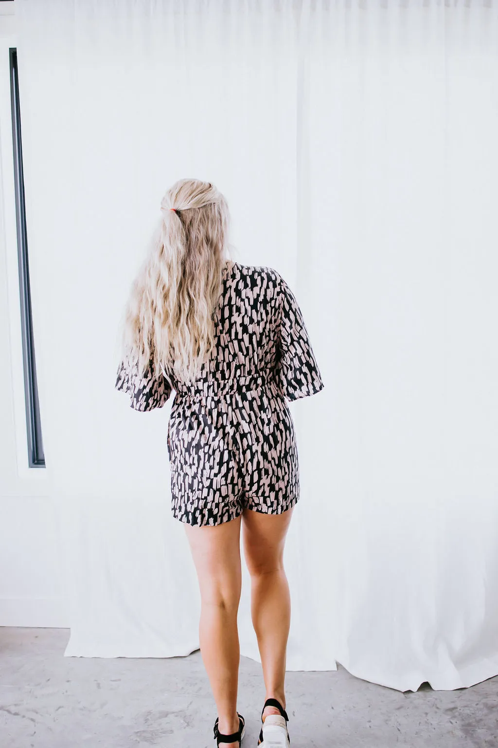 Juanita Printed Romper