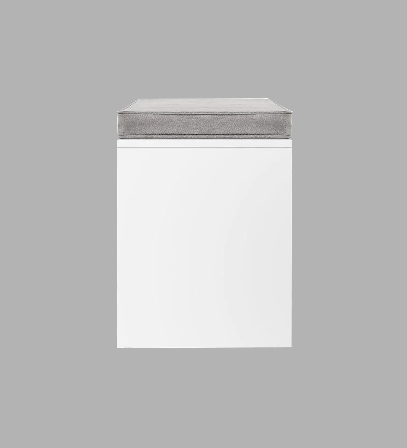 Kaki Shoe Rack in Frosty White Finish