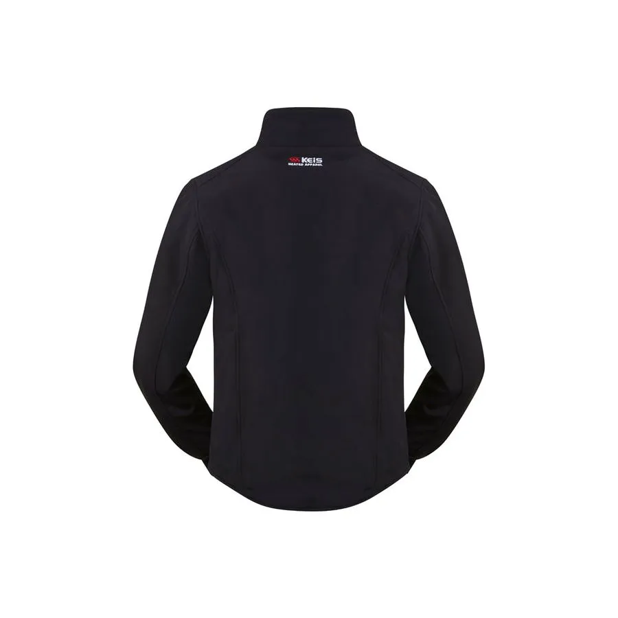 Keis J501RP Premium Heated Jacket Black/Red