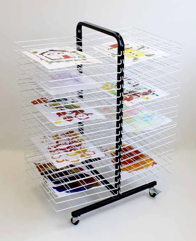 Large Mobile Art Drying Rack